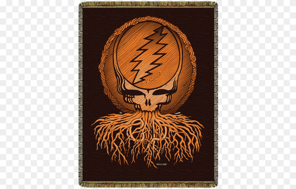 A Woven Cotton Blanket With A Wood Grain Grateful Dead Evening With Friends Tapestry Throw By Terry Redlin, Home Decor, Rug Png