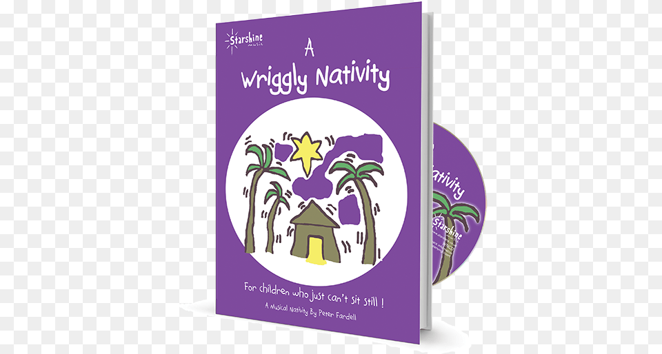 A Wriggly Nativity Musical Nursery Ks1 Starshine Wriggly Nativity, Purple, Book, Publication, Advertisement Free Png Download