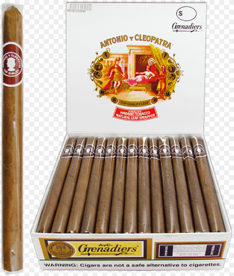 A Y C Grenadier Natural Dark Box Box Grenadier Cigars Box, Head, Person, Face, Incense Png Image