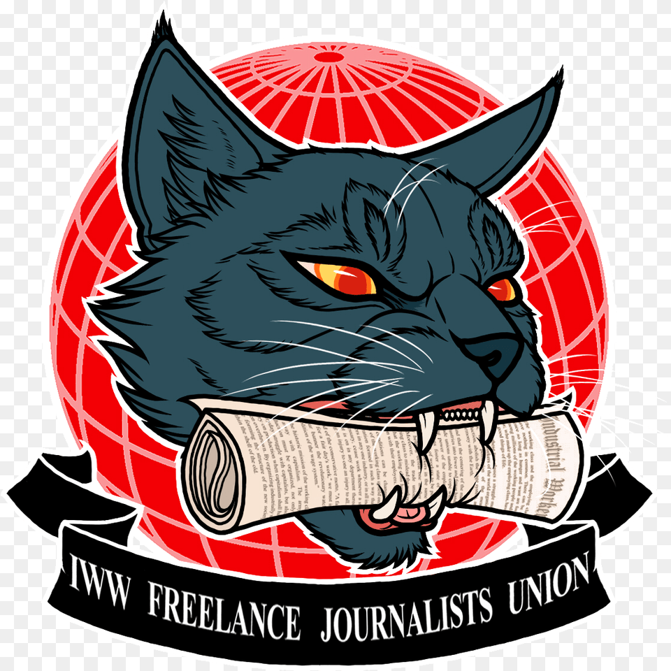 A Year Of Organizing Freelance Journalists Iww Freelance Journalists Union, Animal, Mammal, Panther, Wildlife Free Png