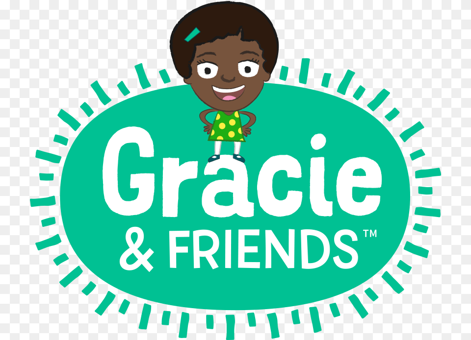A Young Girl Stands On A The Green Gracie Amp Friends, Face, Head, Person, Advertisement Png