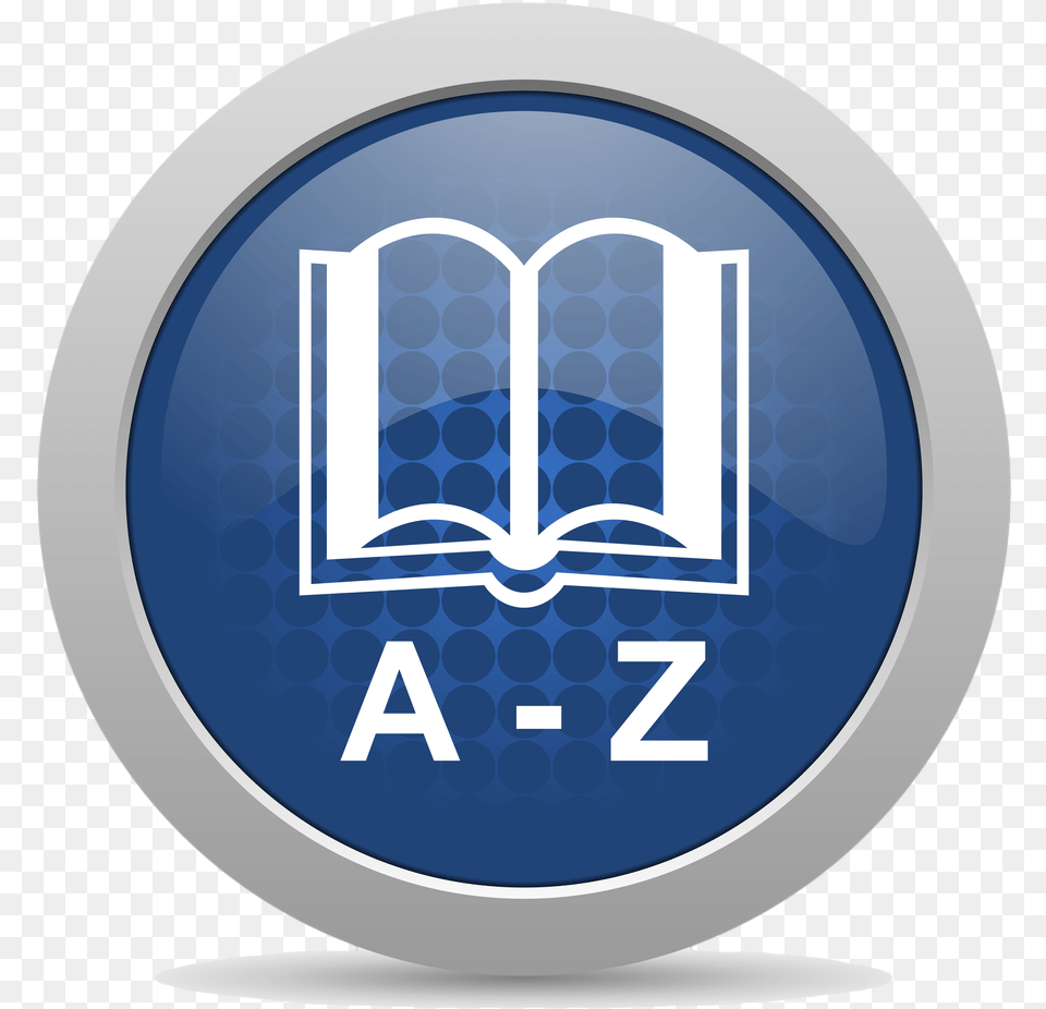 A Z Clipped Rev Icon Dictionary, Symbol, Emblem Png Image