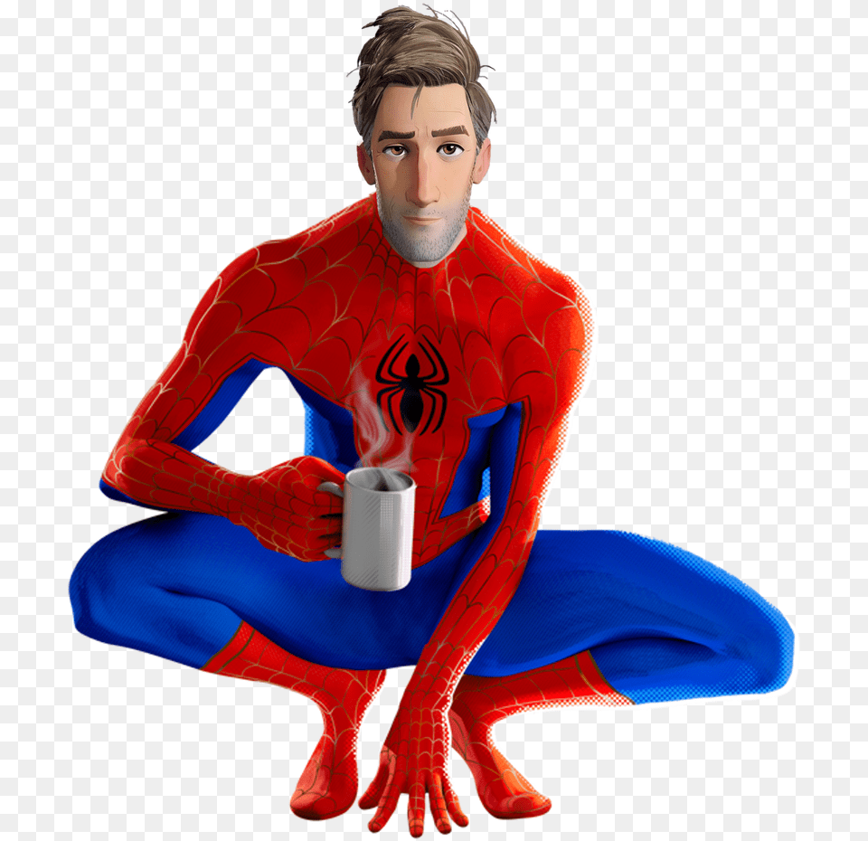 0545 4119 Spiderman Into The Spider Verse, Adult, Male, Man, Person Png