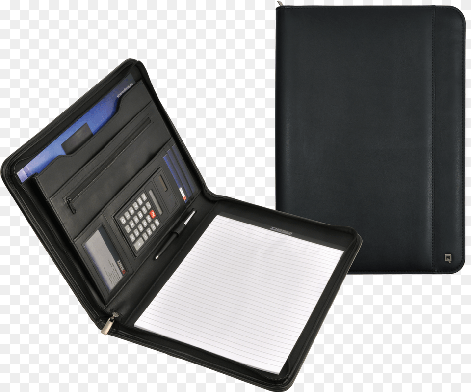 A4 Zippered Conference Folder With Notepad And, File Binder, File Folder Free Transparent Png