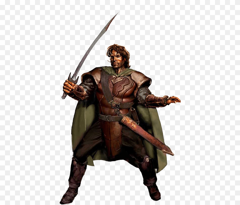 Adventurer Fantasy, Sword, Weapon, Adult, Male Png