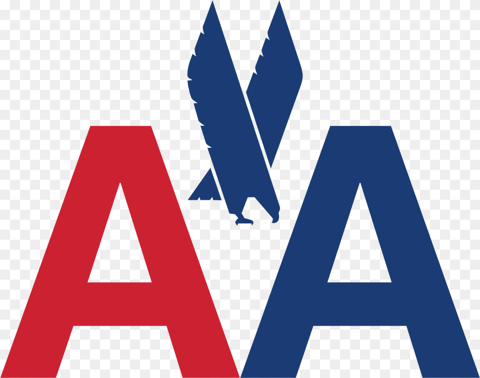 Aa American Airlines Logo American Airlines Logo Aa, Symbol, Triangle Free Transparent Png