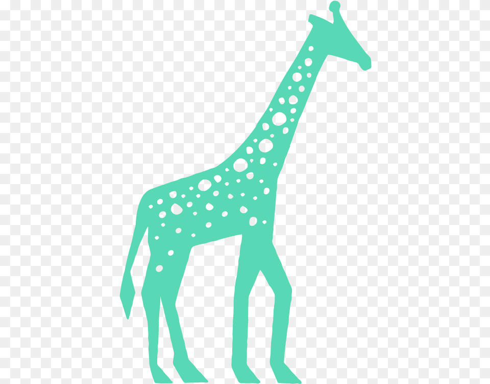 Aa Giraffe Icon Color Sml, Animal, Mammal, Wildlife, Person Free Png Download