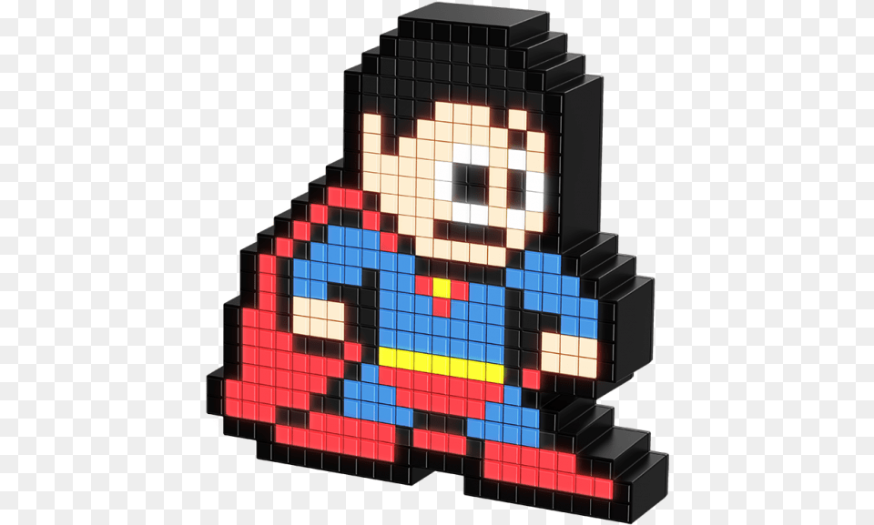 Aaa Battery Powered Pixel Pals Superman, Toy, Art, Rubix Cube Free Transparent Png