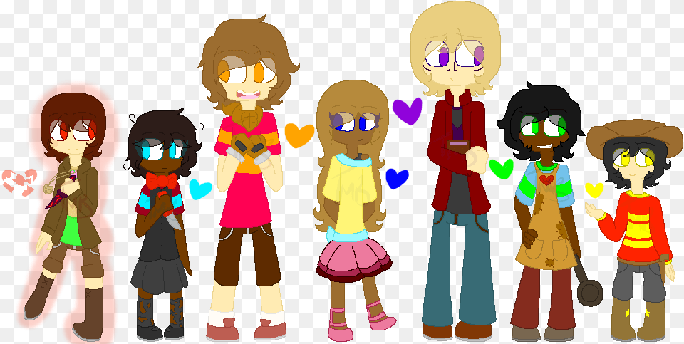 Aaa Here They Are Grouptale Kiddos They Have A Tumblr Cartoon, Baby, Person, Face, Head Free Transparent Png