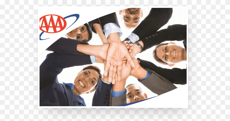 Aaa Logo Team Build Teamwork, Person, People, Huddle, Hand Free Transparent Png