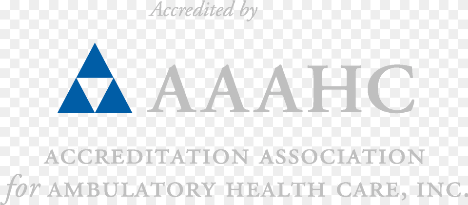 Aaahc Accreditation Association For Ambulatory Health, Triangle, Logo, Text Png Image