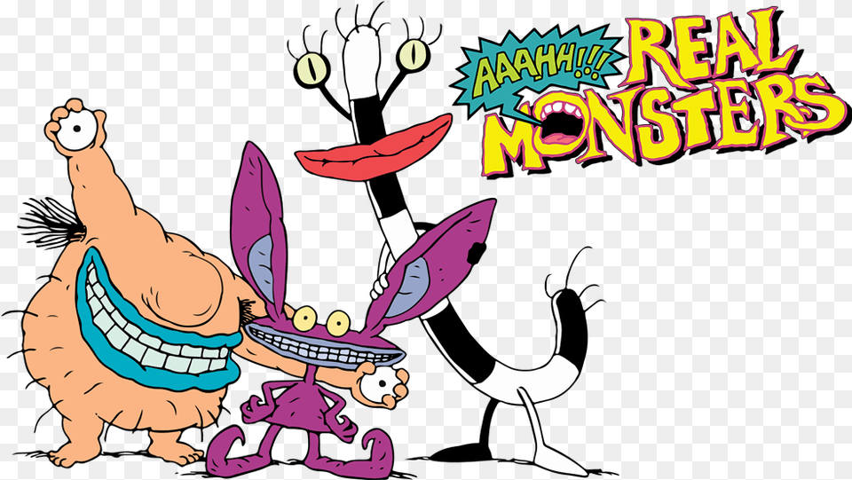 Aaahh Real Monsters, Comics, Publication, Book, Mammal Png Image