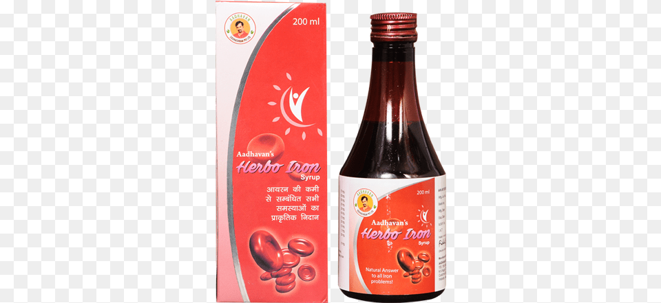 Aadhavan Herbo Iron Syrup Iron Syrup, Food, Seasoning, Ketchup, Person Png