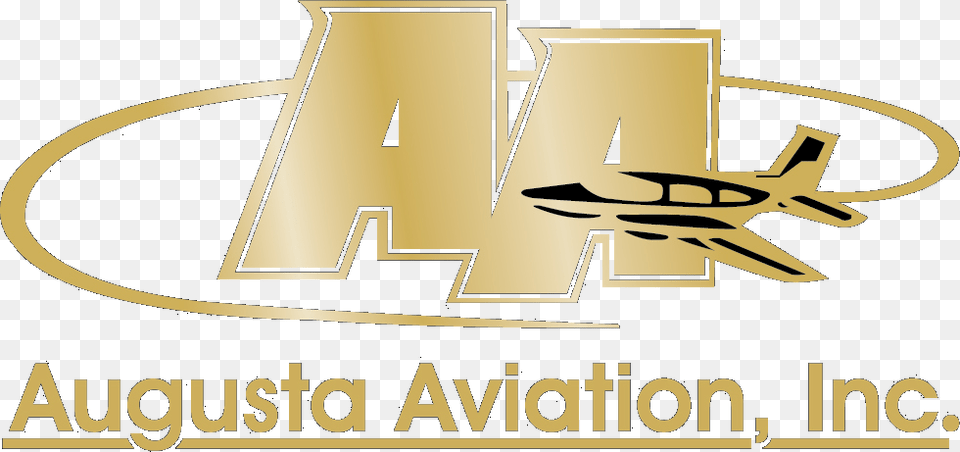 Aainc Logo Gold Only With Black In Plane Monoplane, Architecture, Building, Factory, Text Free Png Download