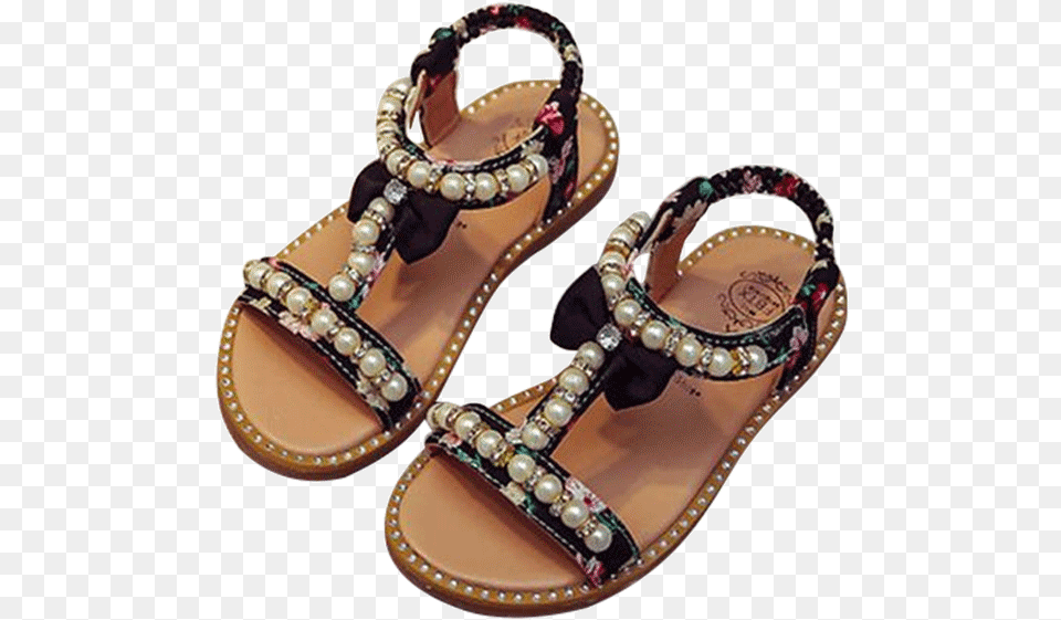 Aaliyah Beaded Sandal Sandal, Clothing, Footwear Png Image