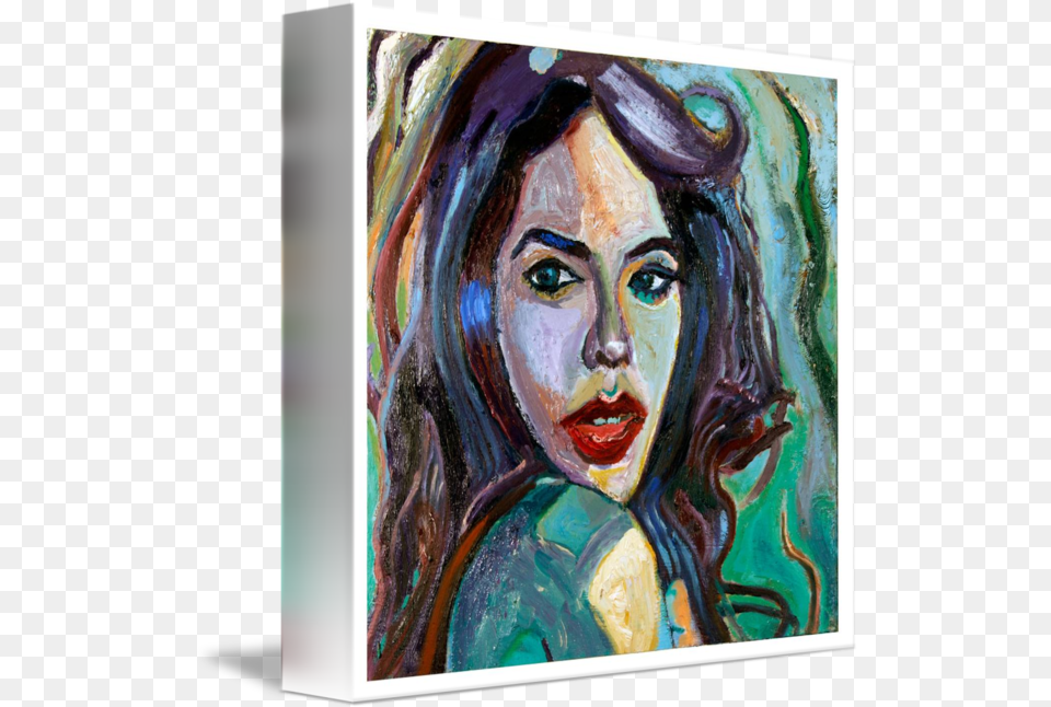 Aaliyah By Michaeloart2012 Picture Frame, Adult, Person, Painting, Modern Art Free Png Download