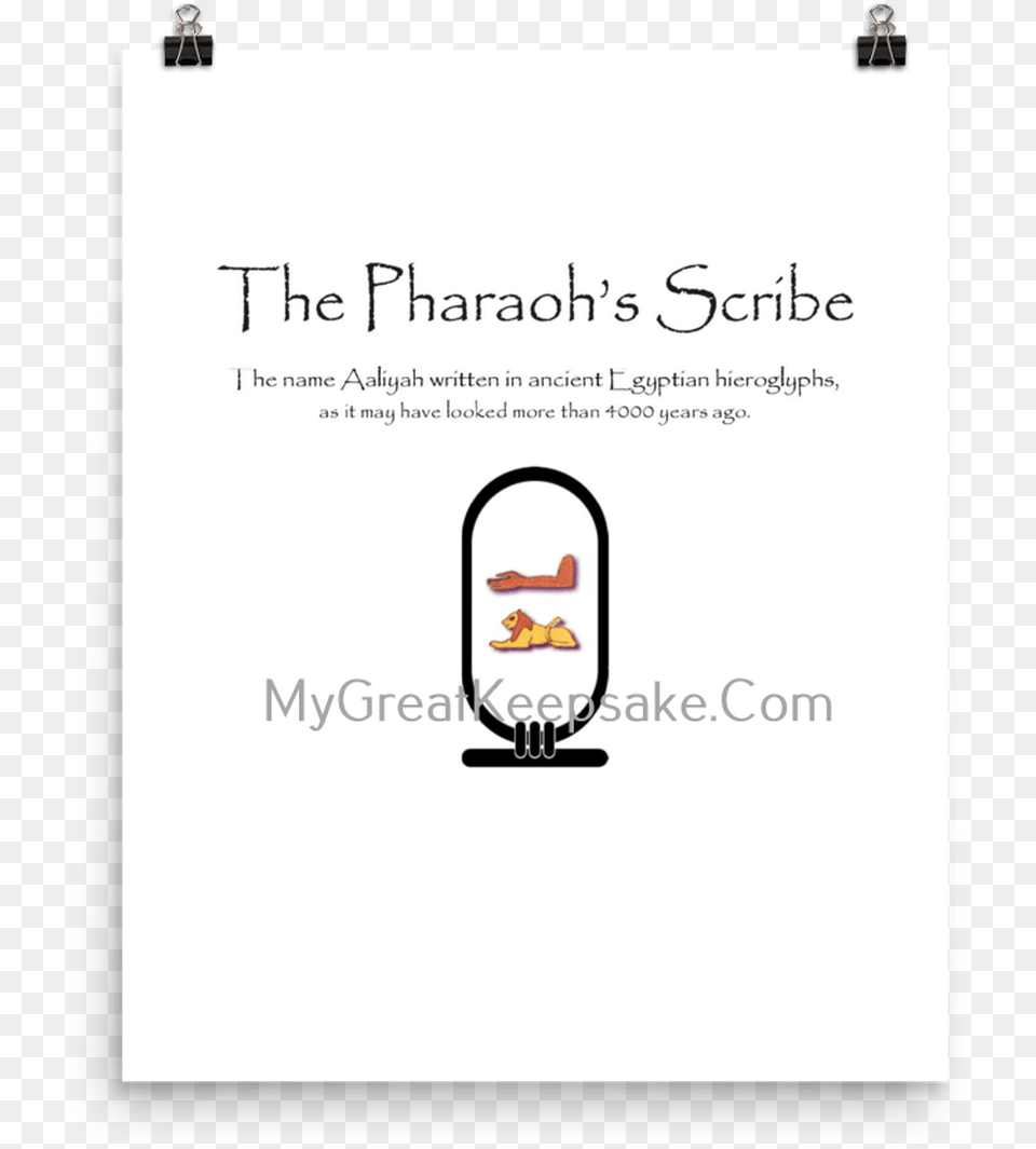 Aaliyah Pharaoh S Scribe Ancient Egyptian Hieroglyphics, Advertisement, Poster, Text Free Transparent Png
