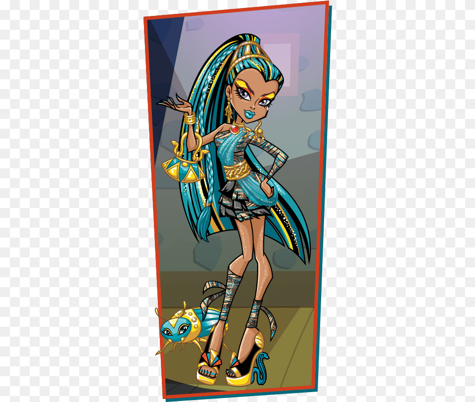 Aaliyah Pryer Monster High Nefera De Nile, Book, Comics, Publication, Adult Free Png