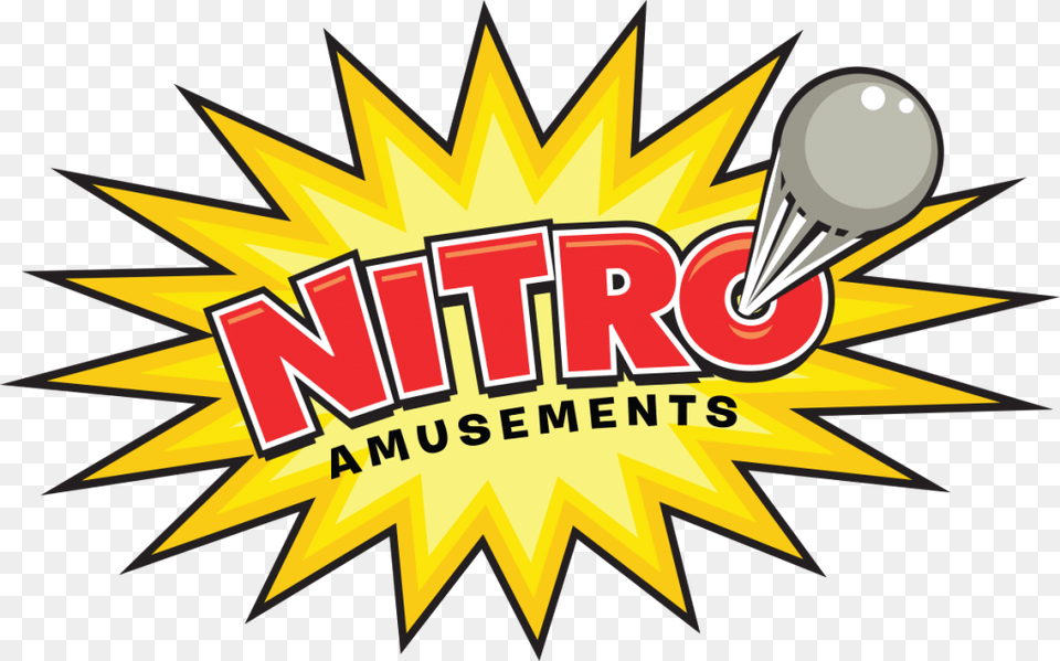 Aampe Tommy Nitro Amusements Logo Sooke Pocketnews, Light, Lighting, Dynamite, Weapon Free Png Download