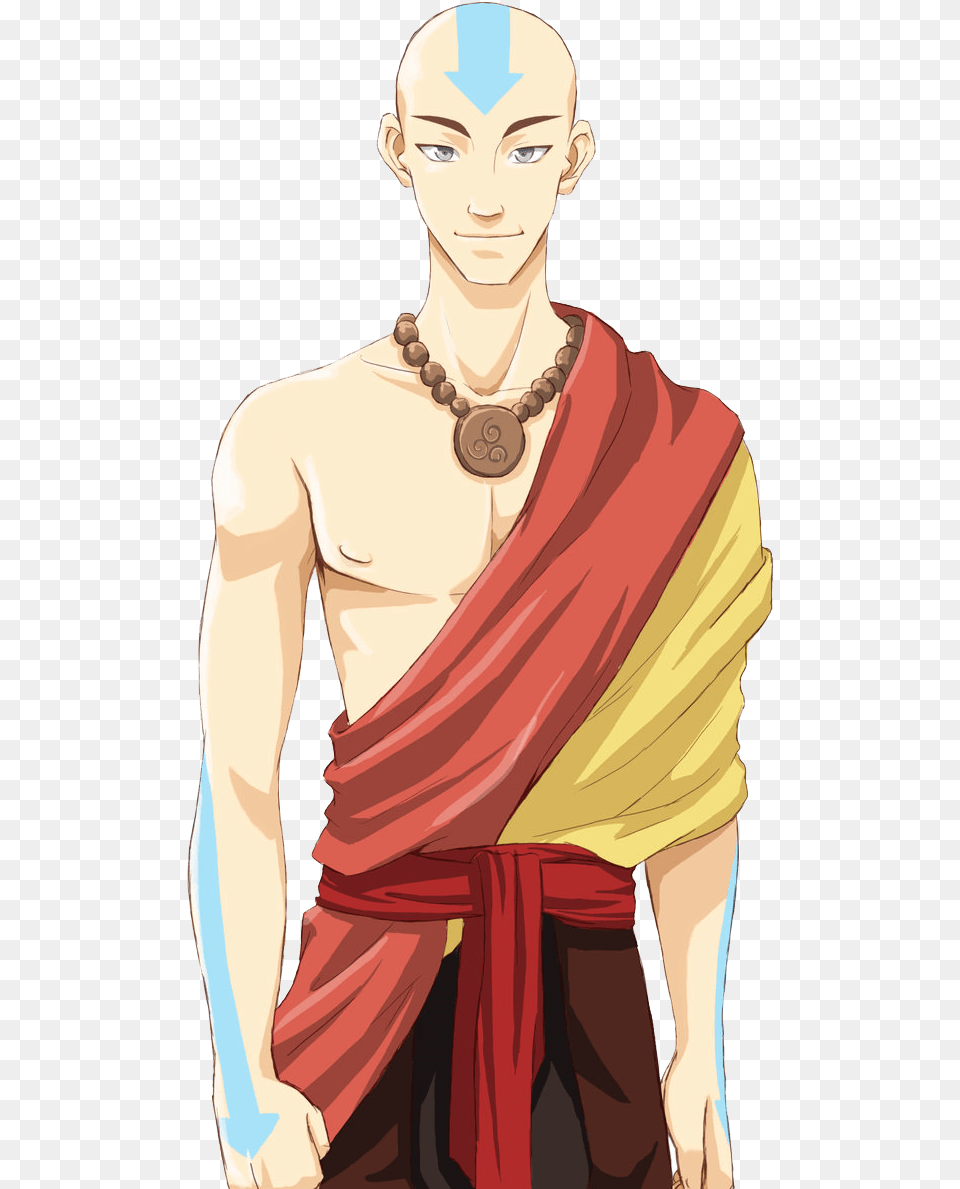 Aang Last Airbender Teenager Older Aang Fan Art, Woman, Adult, Female, Person Free Transparent Png