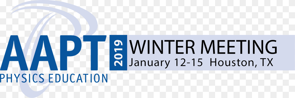 Aapt Winter Meeting 2019 In Houston American Association Of Physics Teachers, Logo, Text Png Image