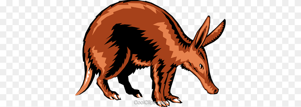 Aardvark Royalty Vector Clip Art Illustration, Animal, Mammal, Wildlife, Dinosaur Free Transparent Png