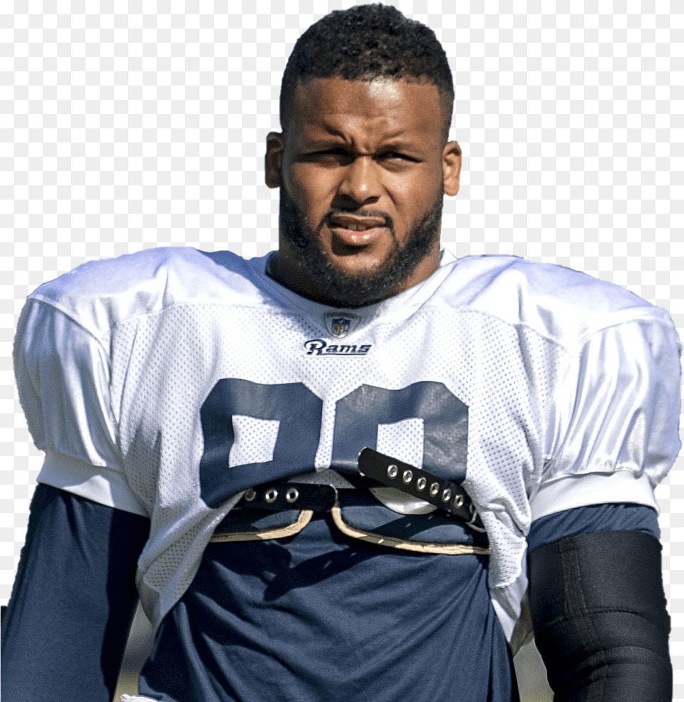 Aaron Donald Transparent Aaron Donald, Adult, Person, People, Man Png Image