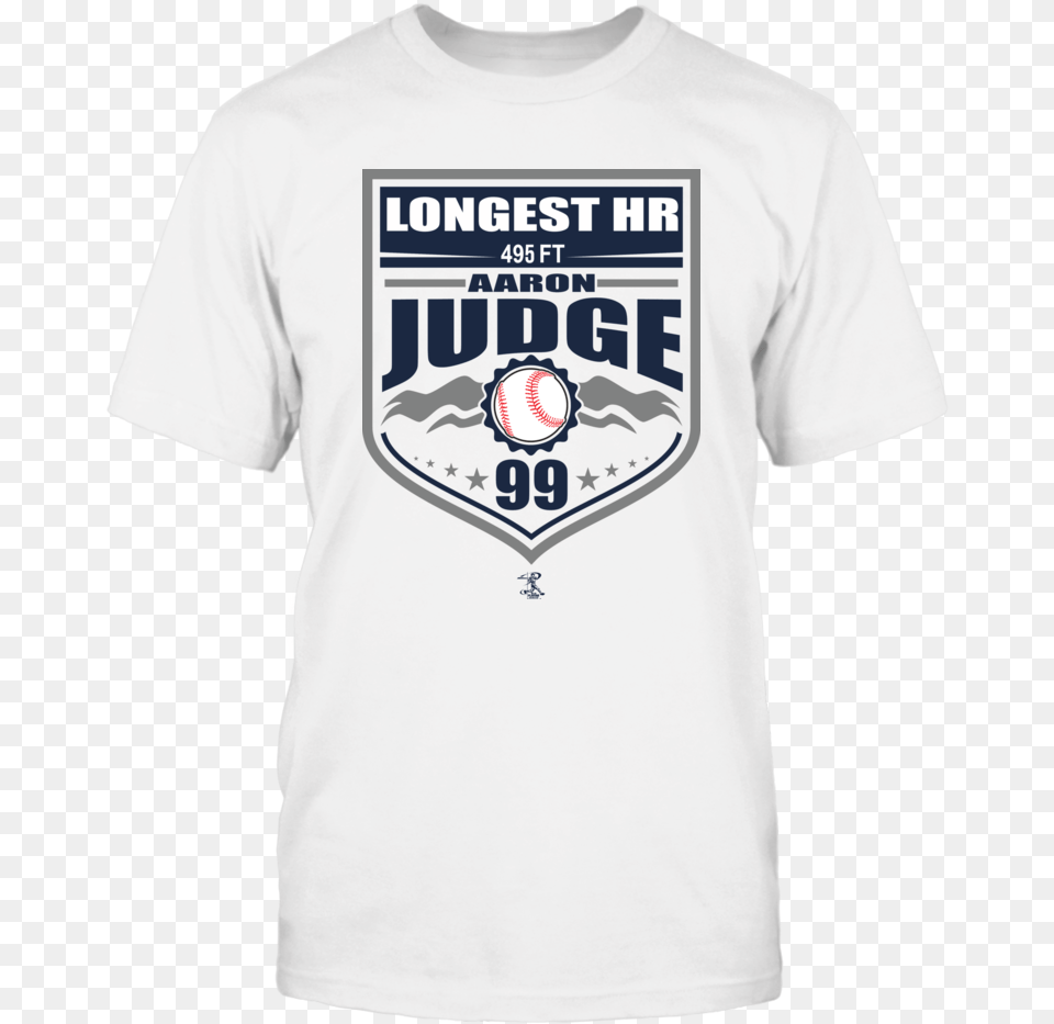 Aaron Judge Longest Hr T Shirt Aaron Judge Shirt, Clothing, T-shirt Png Image