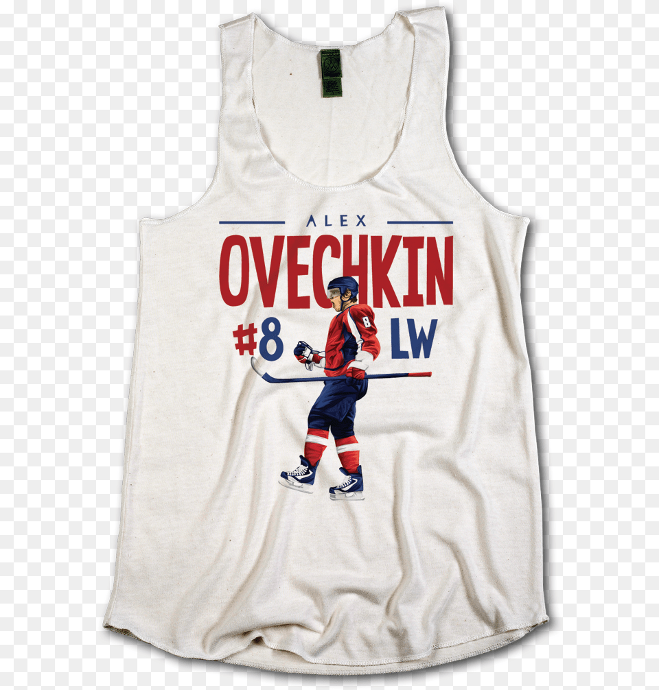 Aaron Rodgers Alex Ovechkin Tank Tops Blue Products Vest, Boy, Shirt, Person, Male Png Image