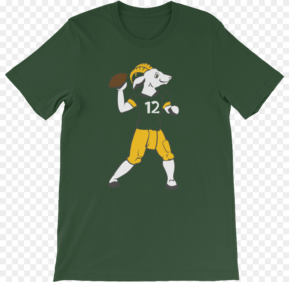 Aaron Rodgers Goat T Shirt Shirt, Clothing, T-shirt, Baby, Person Free Png Download
