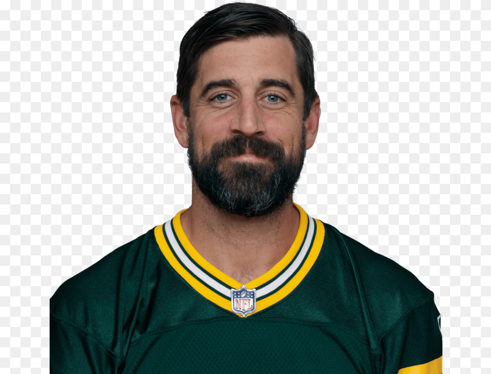 Aaron Rodgers Stats News And Video Qb Nflcom Aaron Rodgers Nfl, Male, Adult, Beard, Face Free Png