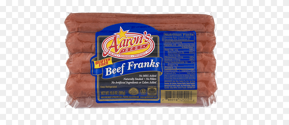 Aarons Beef Franks Aaron39s Beef Hot Dogs, Food, Meat, Pork, Ketchup Free Png
