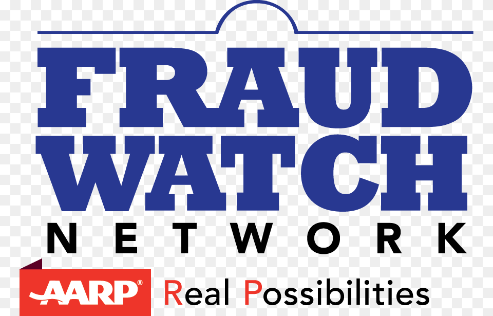 Aarp Fraud Watch Network Logo, Text, Scoreboard Png