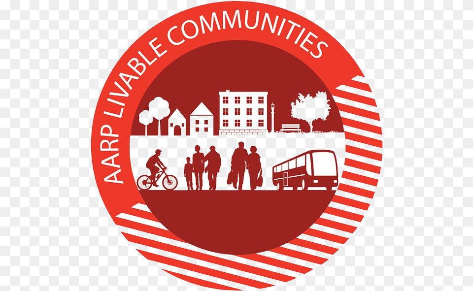 Aarp Livable Communities, Logo, Person, Sticker, Symbol Png Image