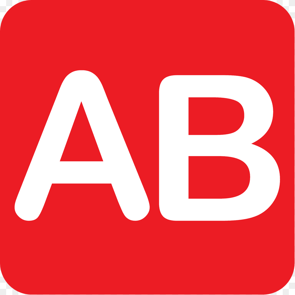 Ab Button Blood Type Emoji Clipart, Sign, Symbol, First Aid, Logo Png Image