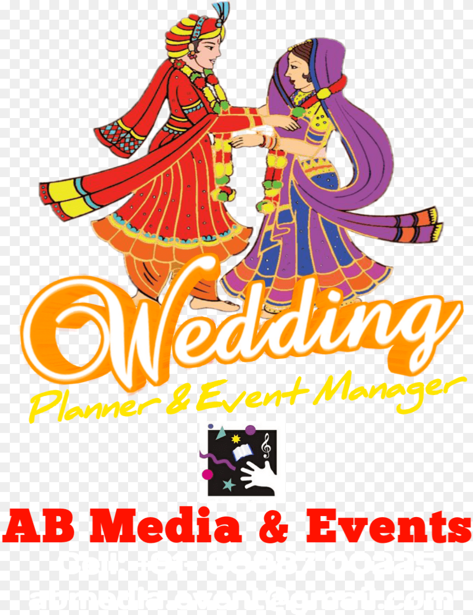 Ab Media And Events Image14 Weddings In India, Advertisement, Poster, Adult, Person Free Png Download