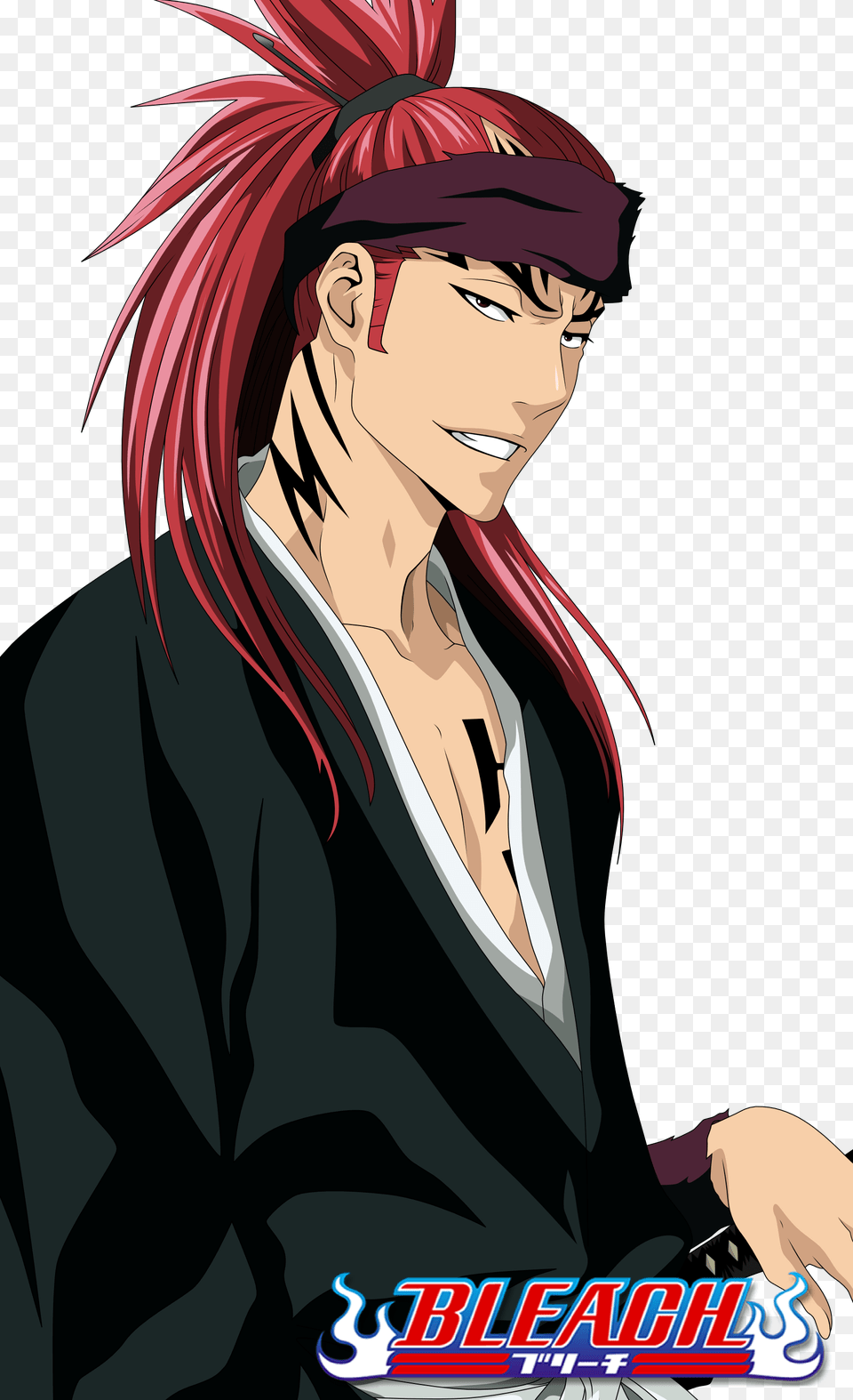 Abarai Renji Bleach Download Renji Abarai, Book, Comics, Publication, Manga Png Image