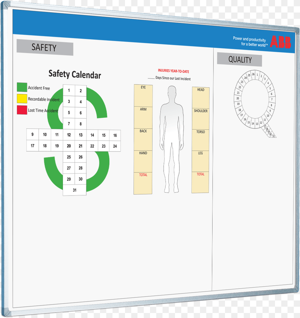 Abb Safety Calendar 30 Nov 2018 Number, Page, Text, Person Free Png