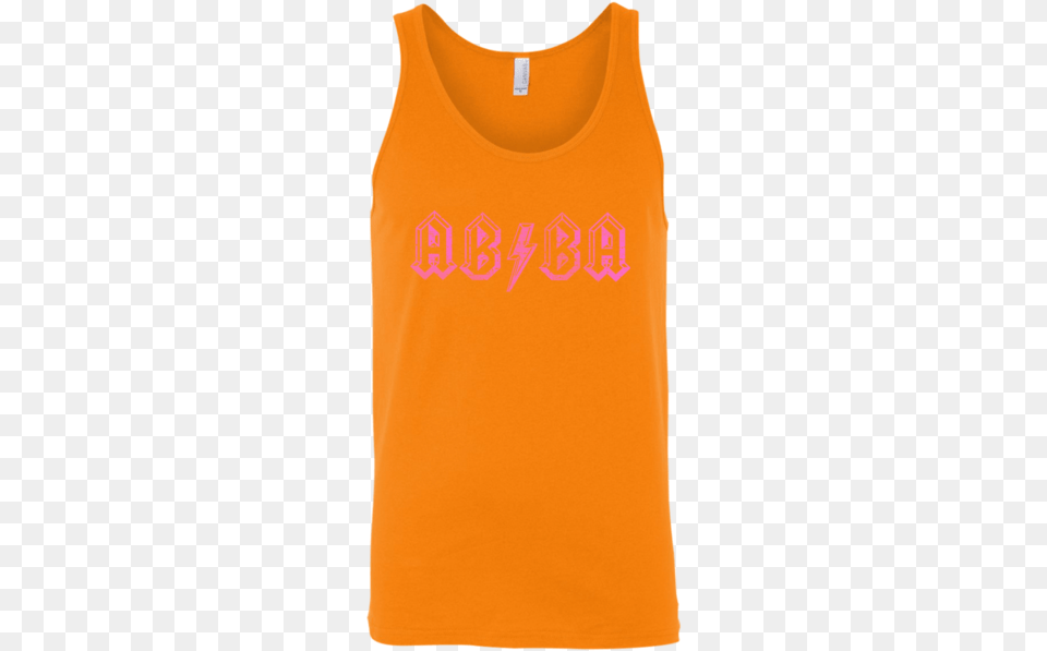 Abba Lightning Bolt Unisex Tank Bellacanvas, Clothing, Tank Top, Shirt Png Image