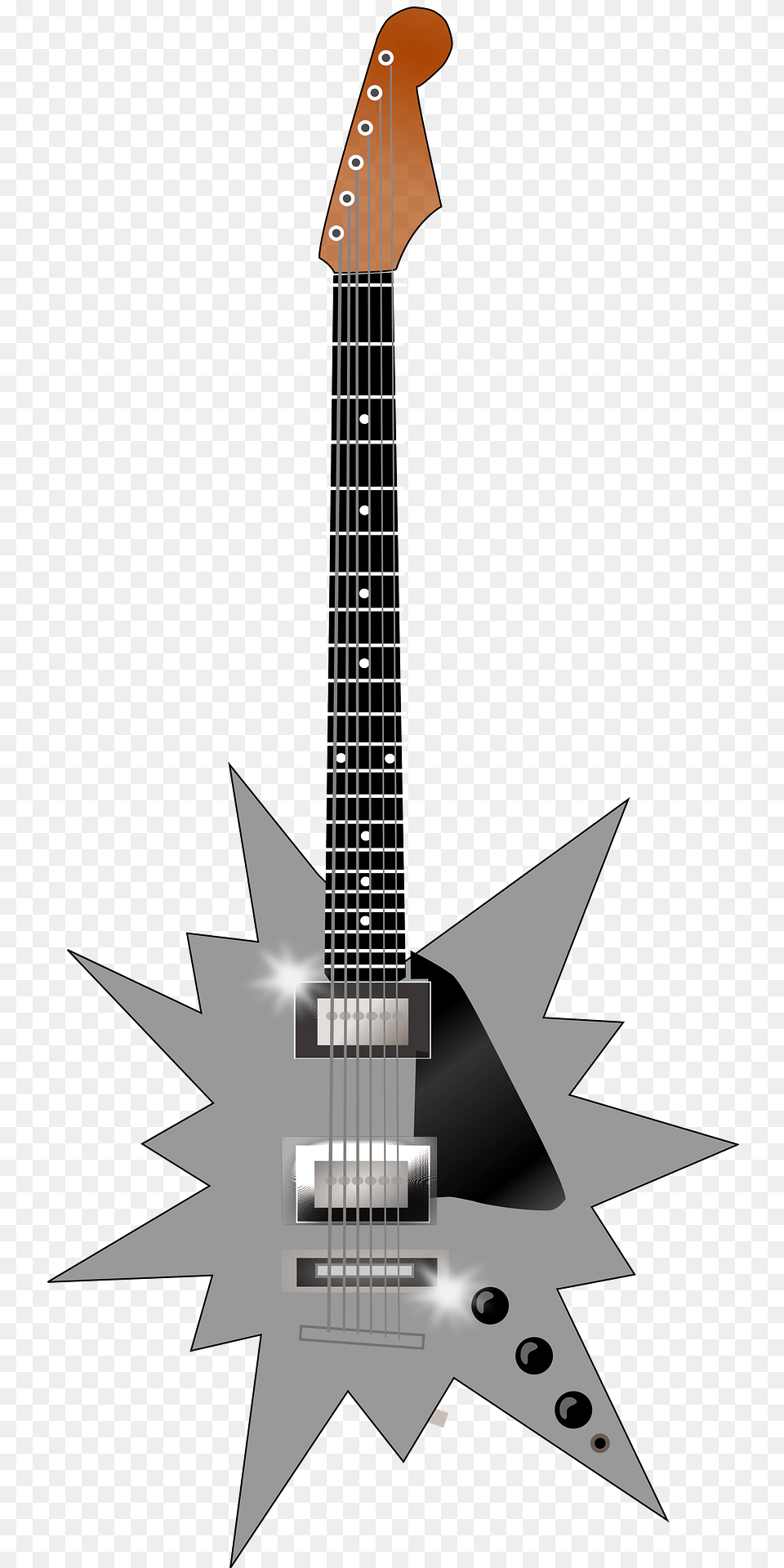 Abba Star Guitar 1974 Clipart, Electric Guitar, Musical Instrument Free Transparent Png