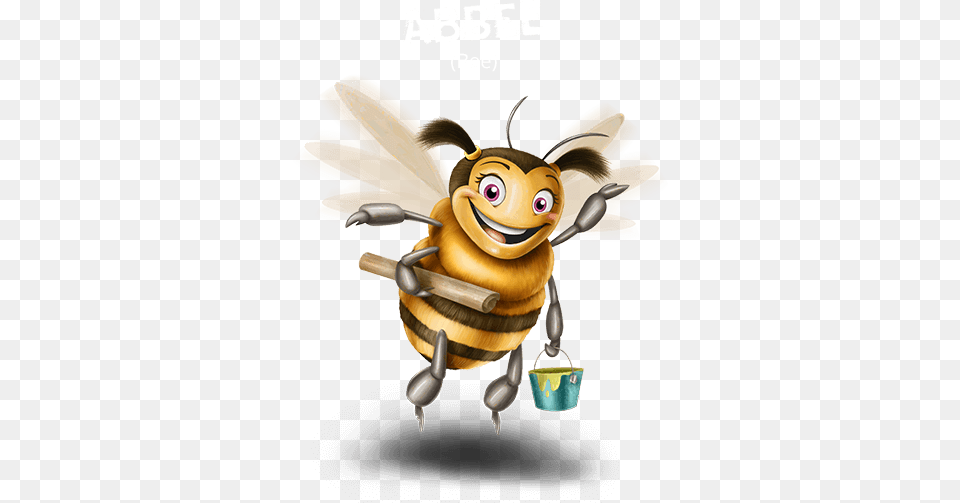 Abbee The Bee Bible Memory Buddy Mckendree Vbs Decor Old, Animal, Honey Bee, Insect, Invertebrate Png