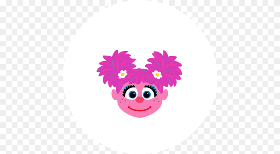 Abby Sesame Street, Daisy, Flower, Plant, Purple Free Png