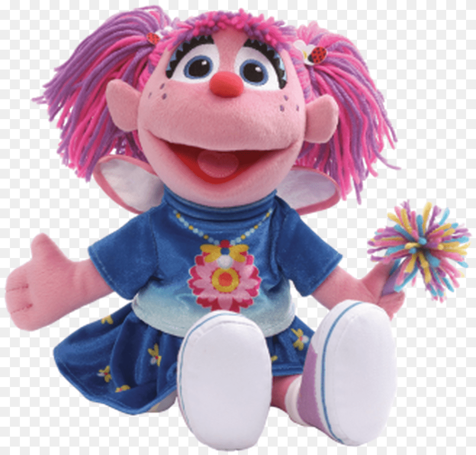 Abby Sesame Street Plush, Doll, Toy, Face, Head Free Transparent Png