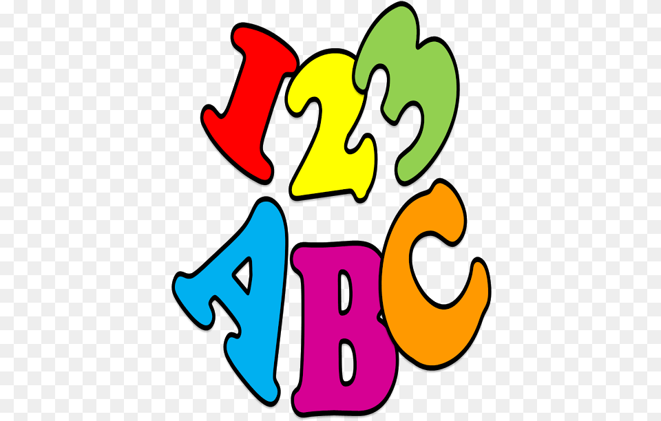 Abc 123 Clipart Abc 123 Clipart, Number, Symbol, Text Free Png