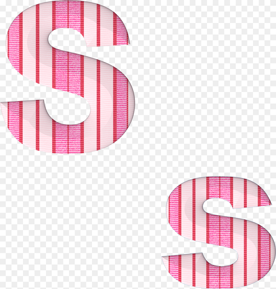 Abc Alphabet S Fabric Stripes Pink Alphabet Lines, Number, Symbol, Text Free Png Download