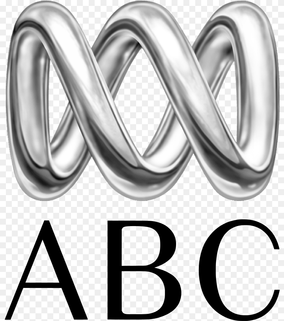 Abc Australia Logo Australian Broadcasting Corporation Logo, Silver, Platinum, Machine, Wheel Free Png