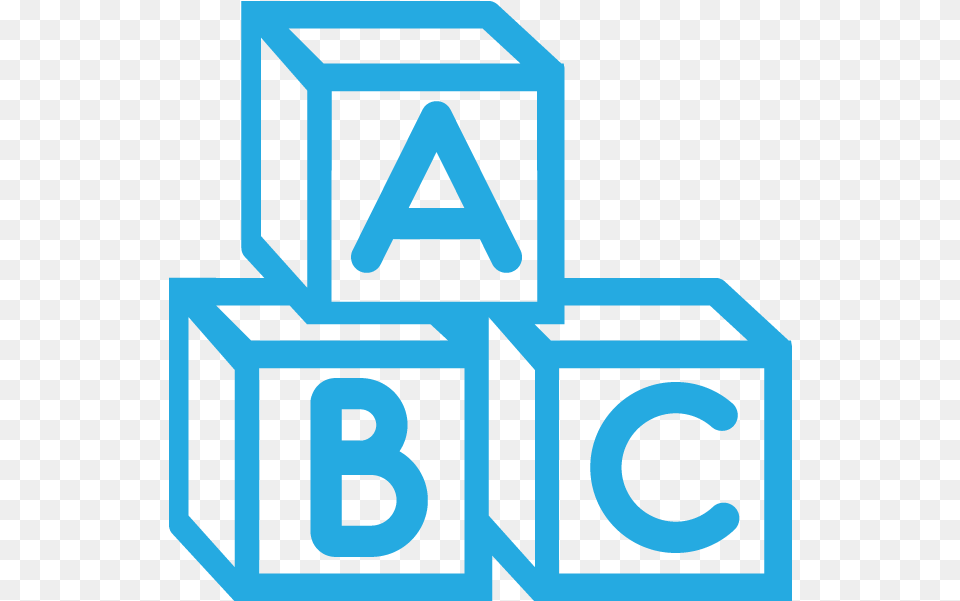 Abc Baby Blue Blocks, Symbol, Number, Text Png Image