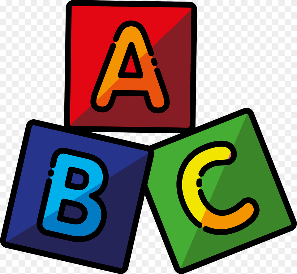 Abc Blocks Clipart, Number, Symbol, Text Free Png Download