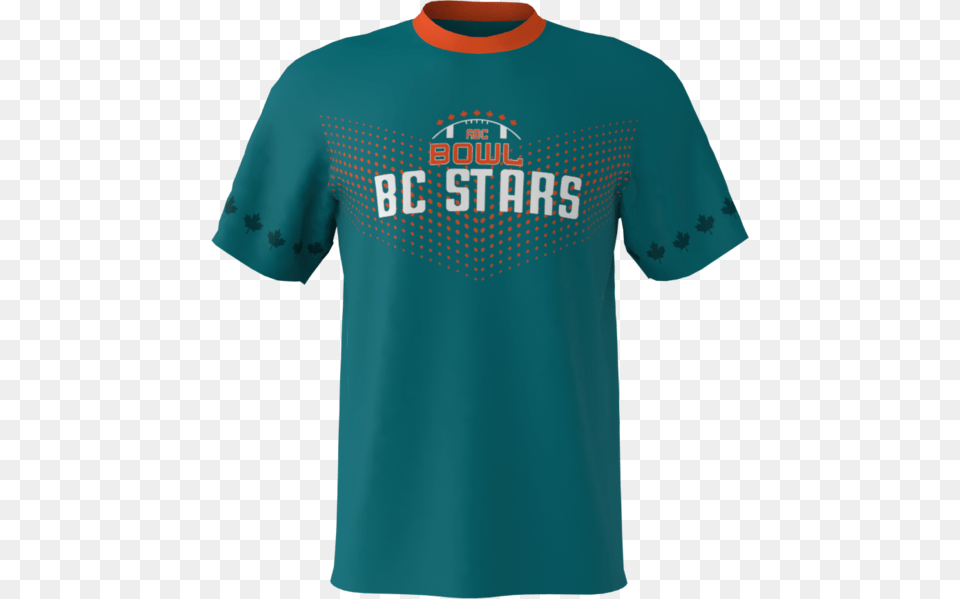 Abc Border Bowl May 2018 Game Bc Stars Short Sleeve Sleeve, Clothing, Shirt, T-shirt, Jersey Png Image