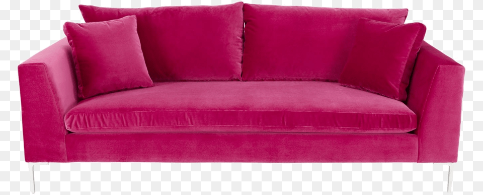 Abc Carpet Home Pink Sofa, Couch, Cushion, Furniture, Home Decor Png